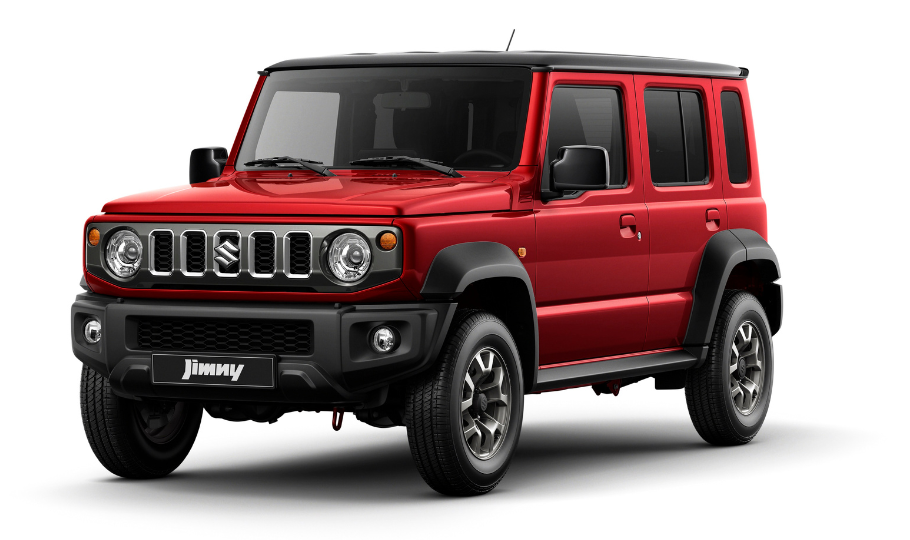 Sizzling Red Metallic & Bluish Black Pearl